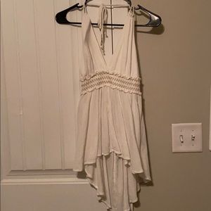 Long white tank